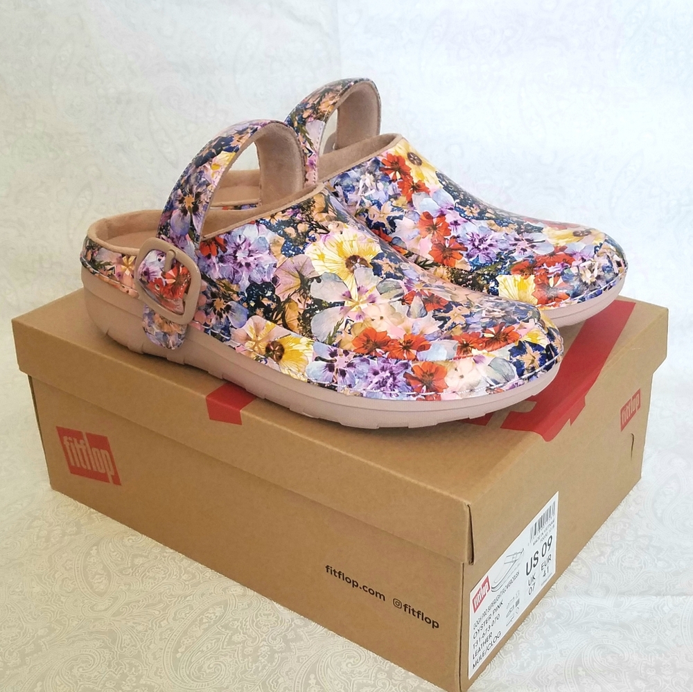 FitFlop Women's Gogh Pro  Flowercrush Clog